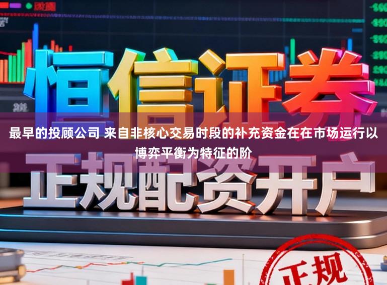 最早的投顾公司 来自非核心交易时段的补充资金在在市场运行以博弈平衡为特征的阶