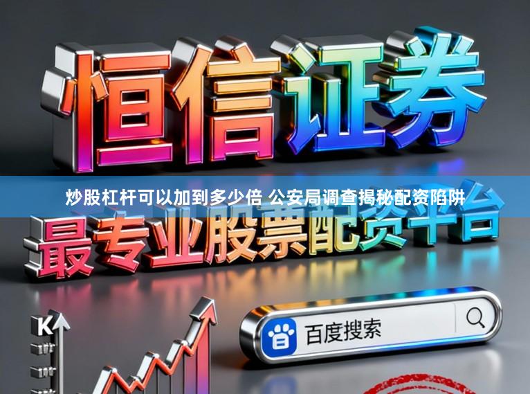 炒股杠杆可以加到多少倍 公安局调查揭秘配资陷阱