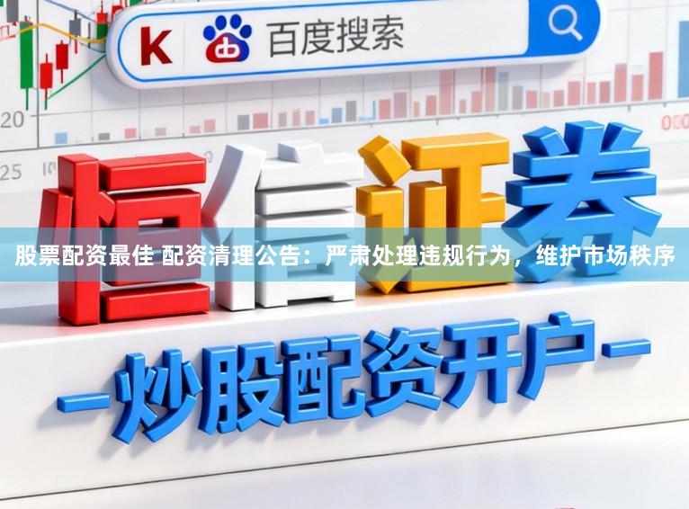 股票配资最佳 配资清理公告:严肃处理违规行为,维护市场秩序